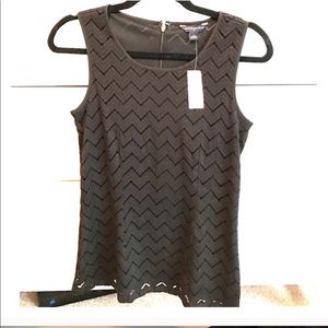 Banana Republic Black Chevron Tank
